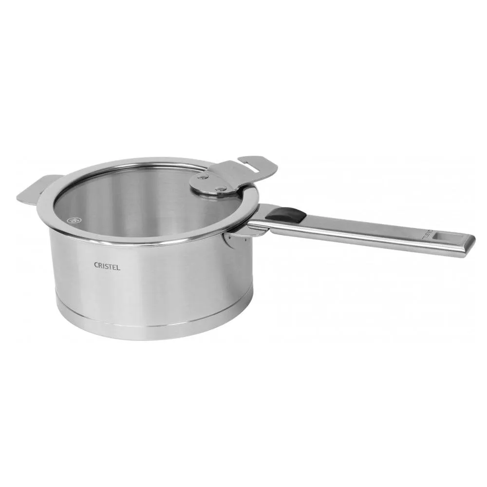 Cristel Strate Stainless Steel Saucepan With Lid