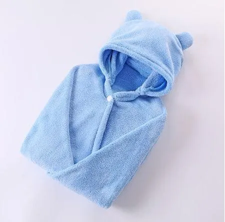 CuddleSoft Cotton Baby Care Hooded Bath Towel