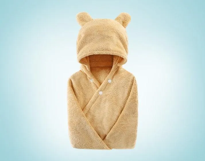 CuddleSoft Cotton Baby Care Hooded Bath Towel