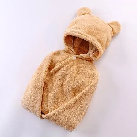 CuddleSoft Cotton Baby Care Hooded Bath Towel