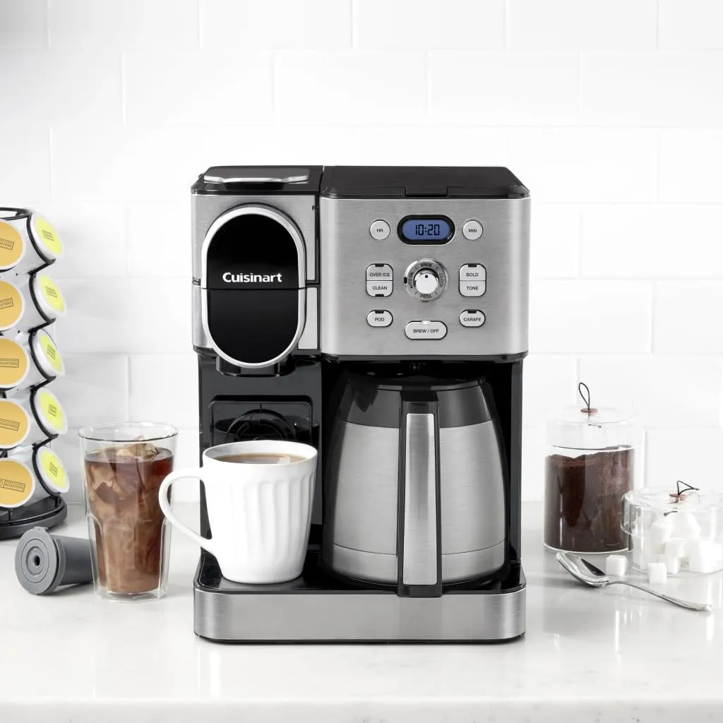 CUISINART Coffee Center® 10-Cup Thermal Coffeemaker and Single-Serve Brewer