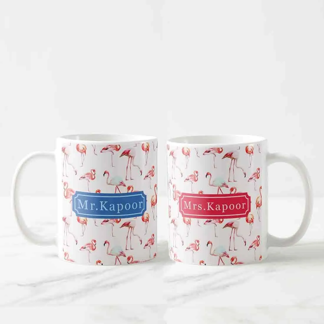 Customized Gift Mugs - Mr & Mr Swan