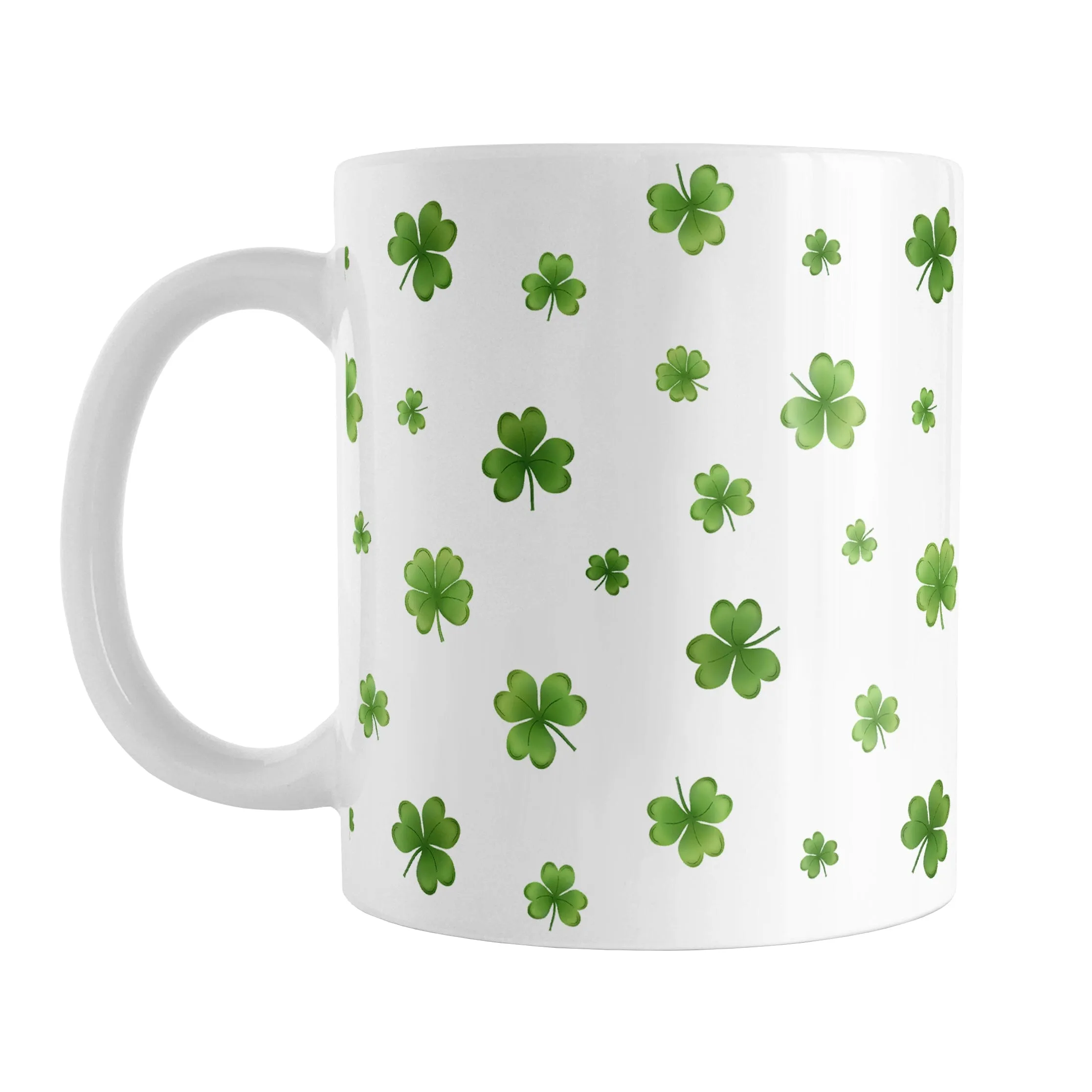 Dainty Shamrocks and Clovers Mug