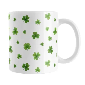 Dainty Shamrocks and Clovers Mug