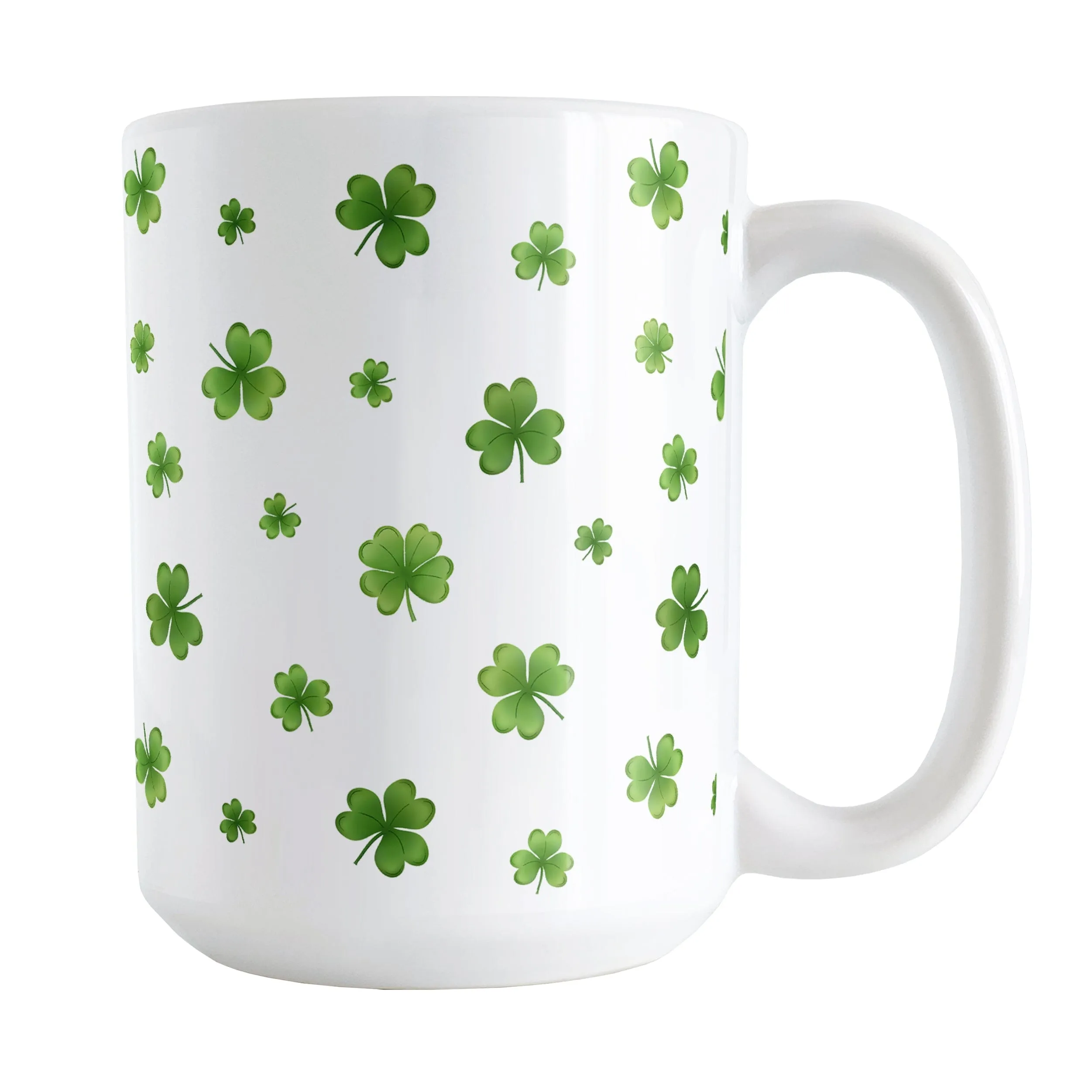 Dainty Shamrocks and Clovers Mug