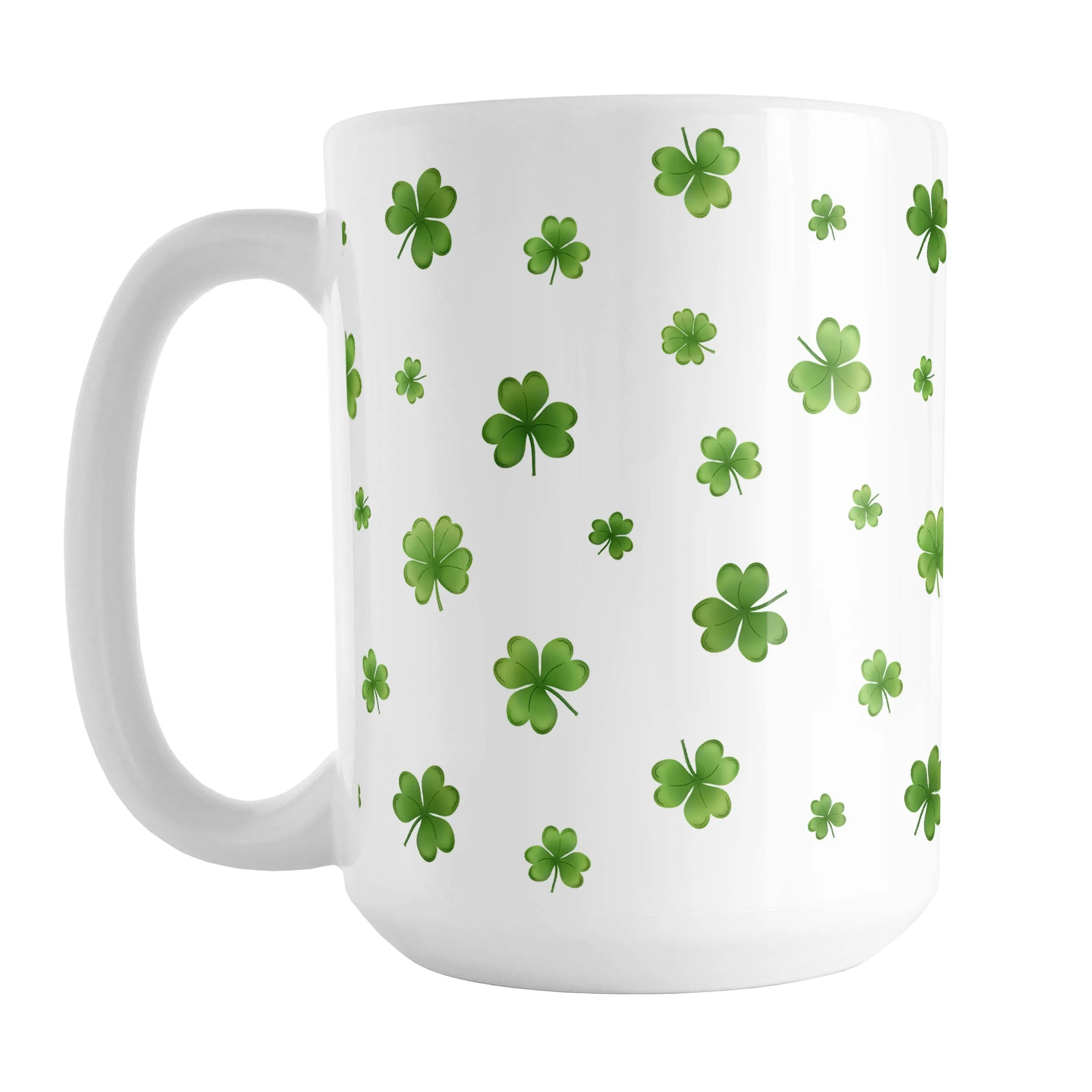 Dainty Shamrocks and Clovers Mug