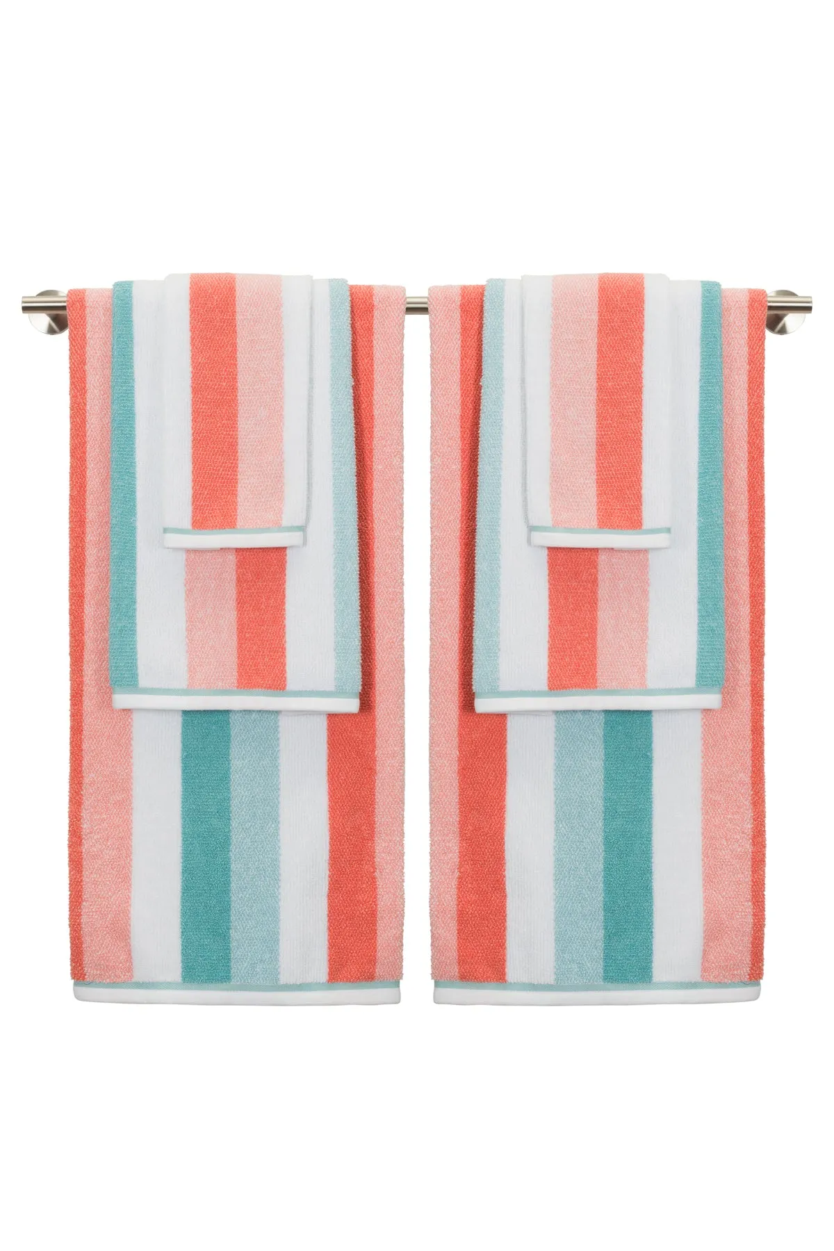 Dana 6-Piece Towel Set: Modern Stripe