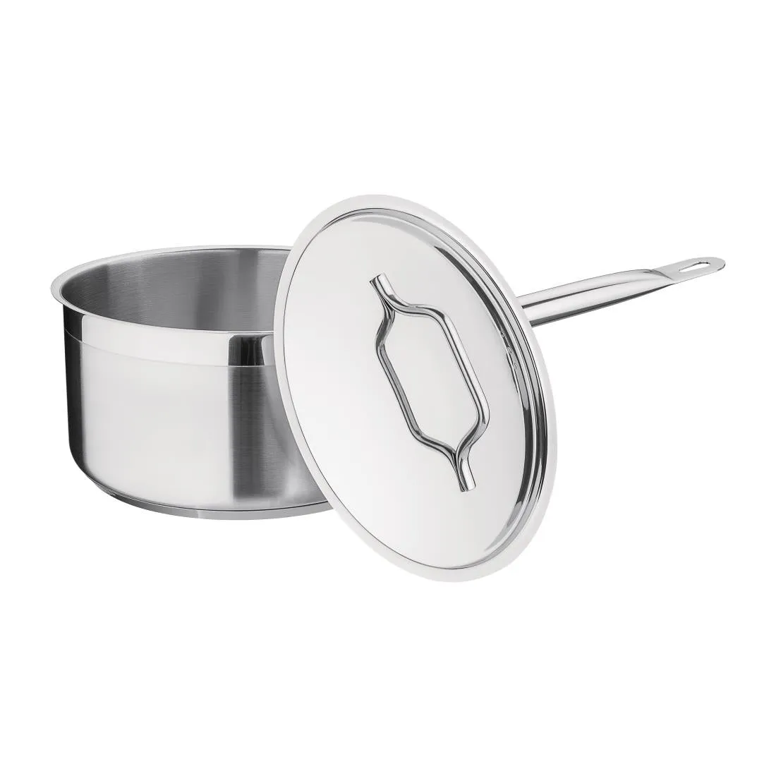 DF671 Nisbets Essentials Stainless Steel Saucepan 3000ml