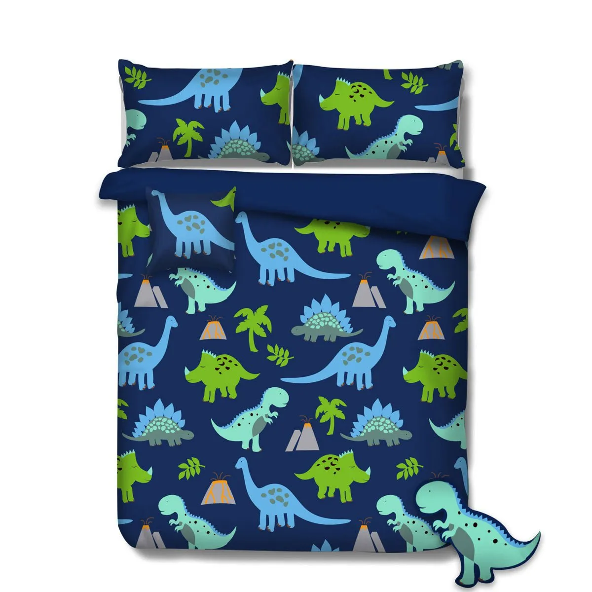 Dinosaur Kids Advventure 4 Pcs Comforter Set Single