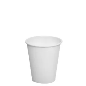 Disposable Coffee Cups - 8oz Paper Hot Cups - White (80mm) - 1,000 ct