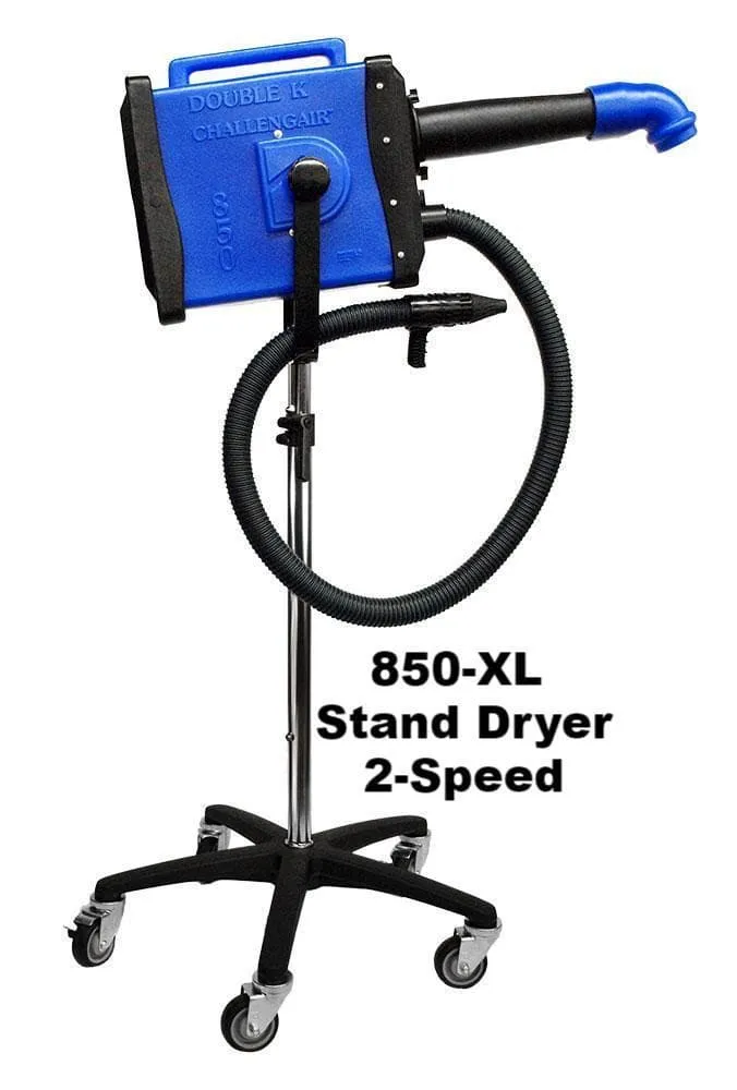 Double K Challengair 850XL  Series High Velocity Animal Stand Dryer - 2 Speed