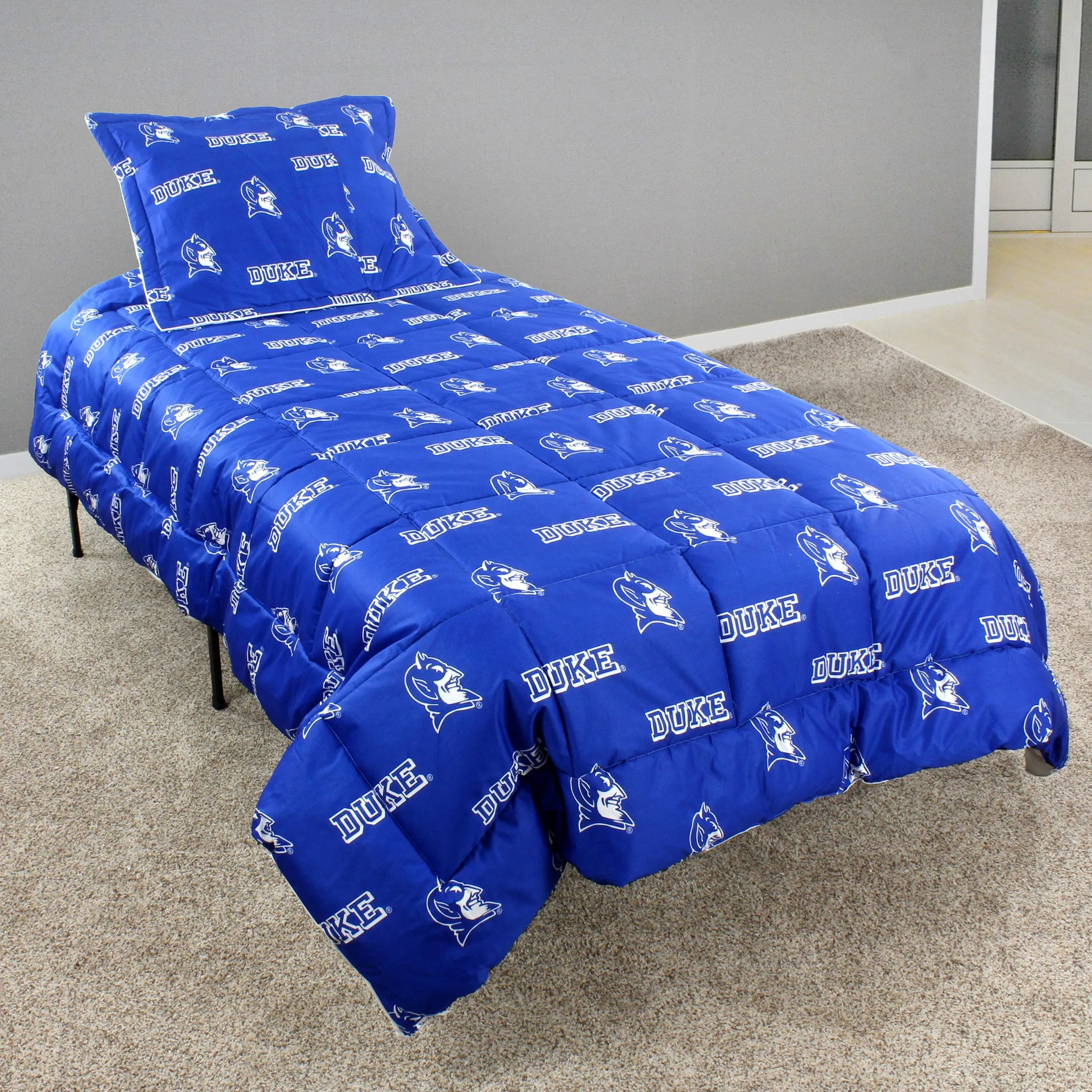 Duke Blue Devils Reversible Cotton Comforter Set