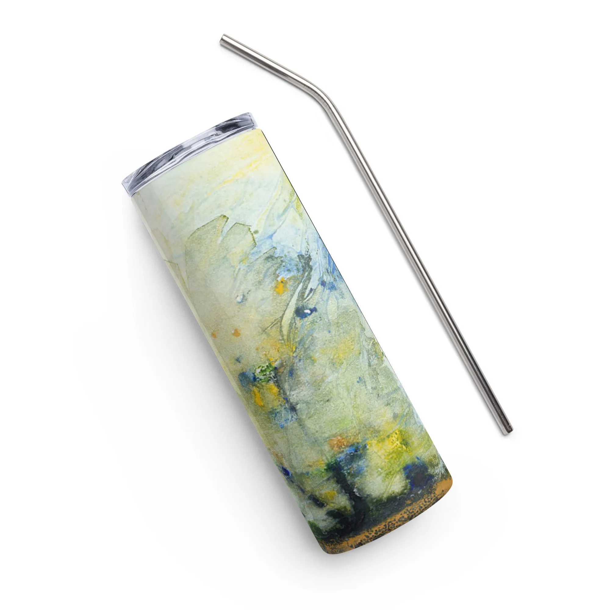 Edgy Watercolor Stainless Steel Tumbler