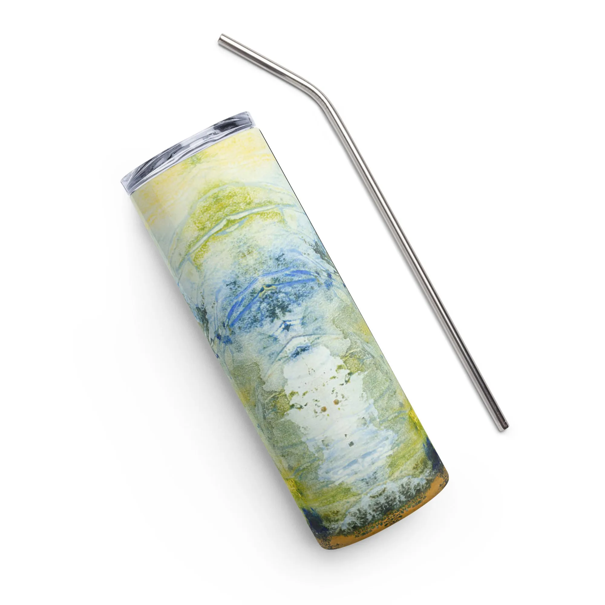 Edgy Watercolor Stainless Steel Tumbler