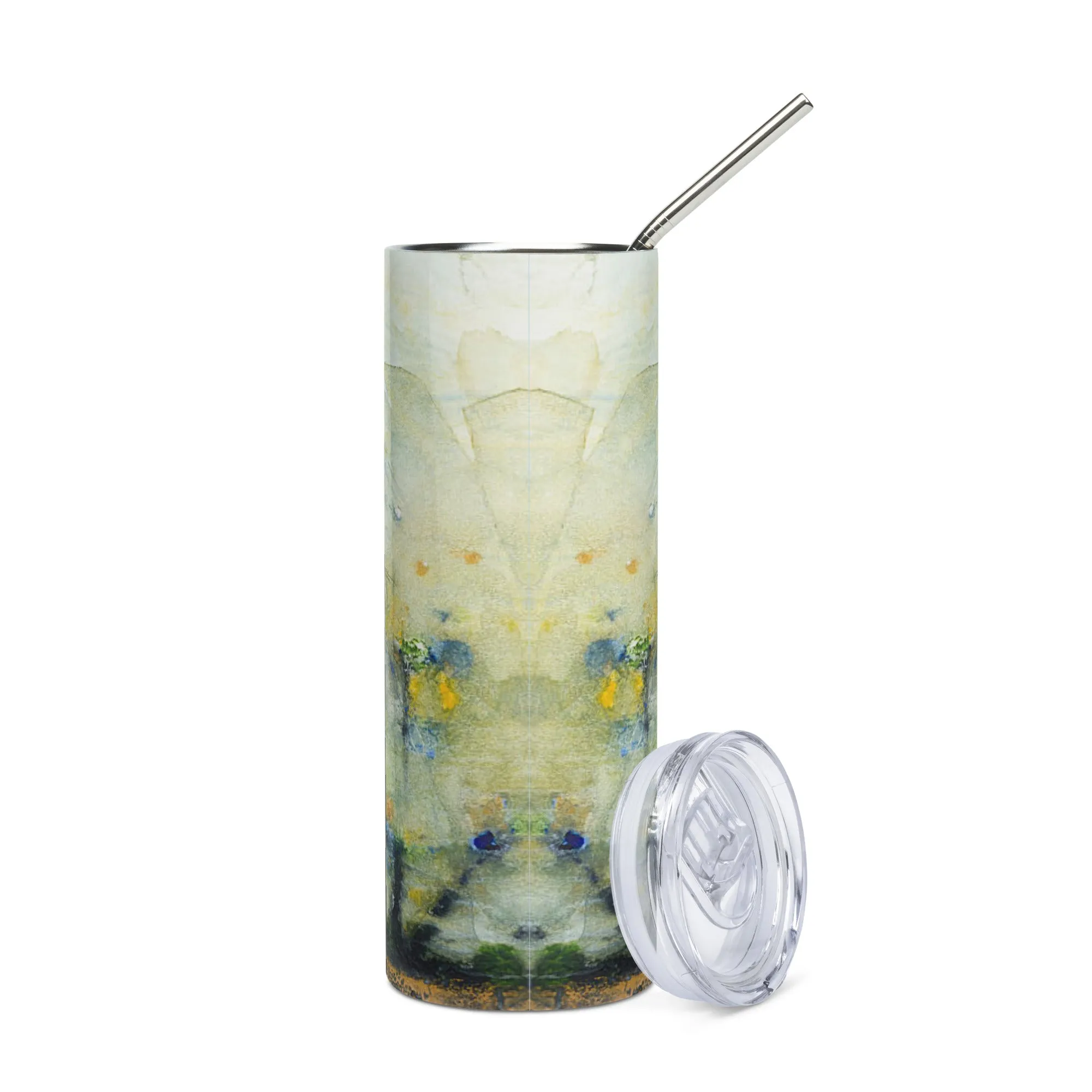 Edgy Watercolor Stainless Steel Tumbler