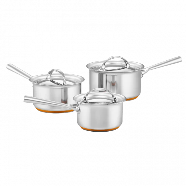 Essteele Per Vita 3 Piece Saucepan Set (Made In Italy)