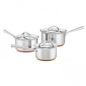 Essteele Per Vita 3 Piece Saucepan Set (Made In Italy)