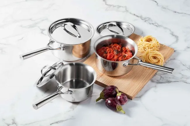 Essteele Per Vita 3 Piece Saucepan Set (Made In Italy)