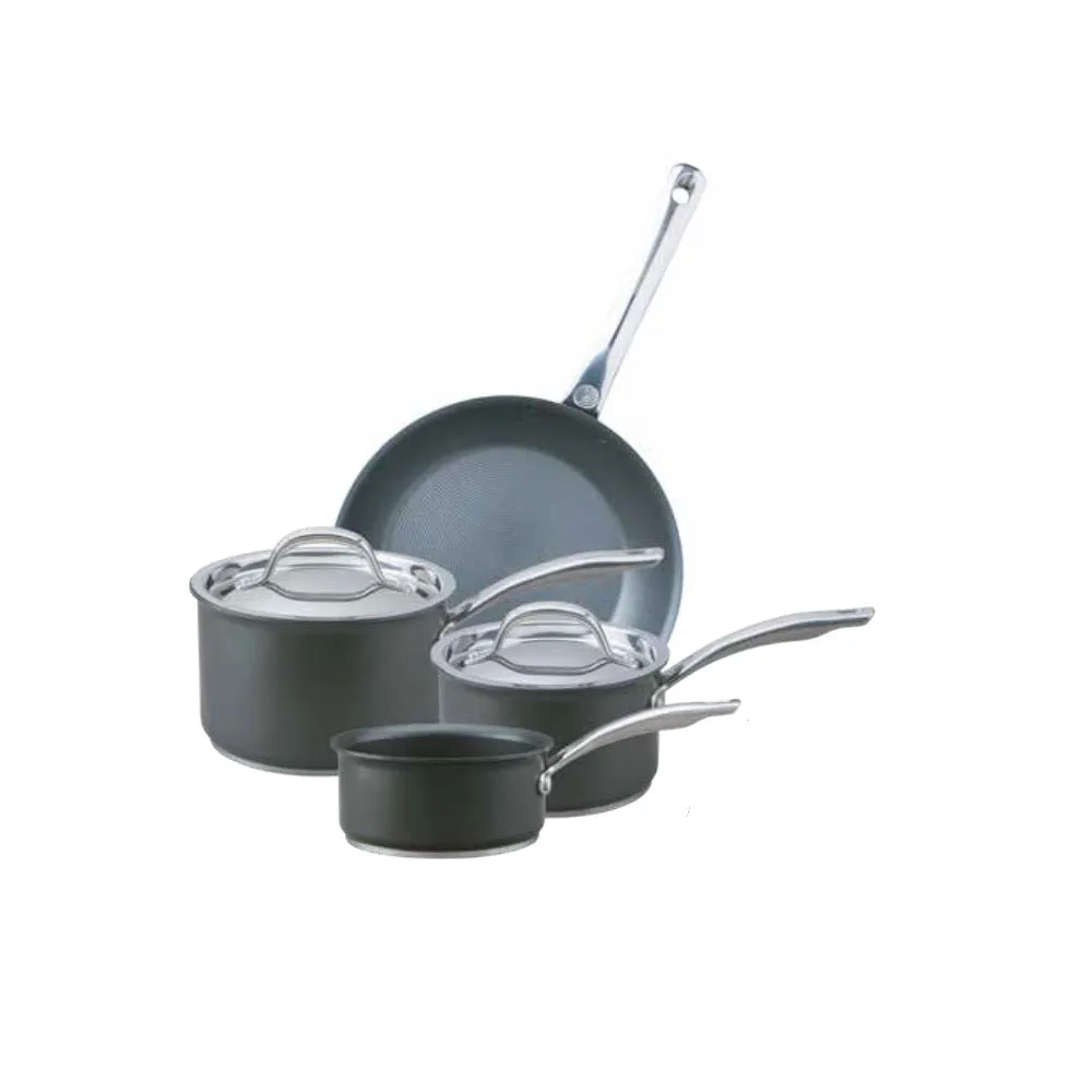 Excellence Non-Stick Saucepan & Lid, Skillet & Milk Pan Cookware Set - 4 Pieces