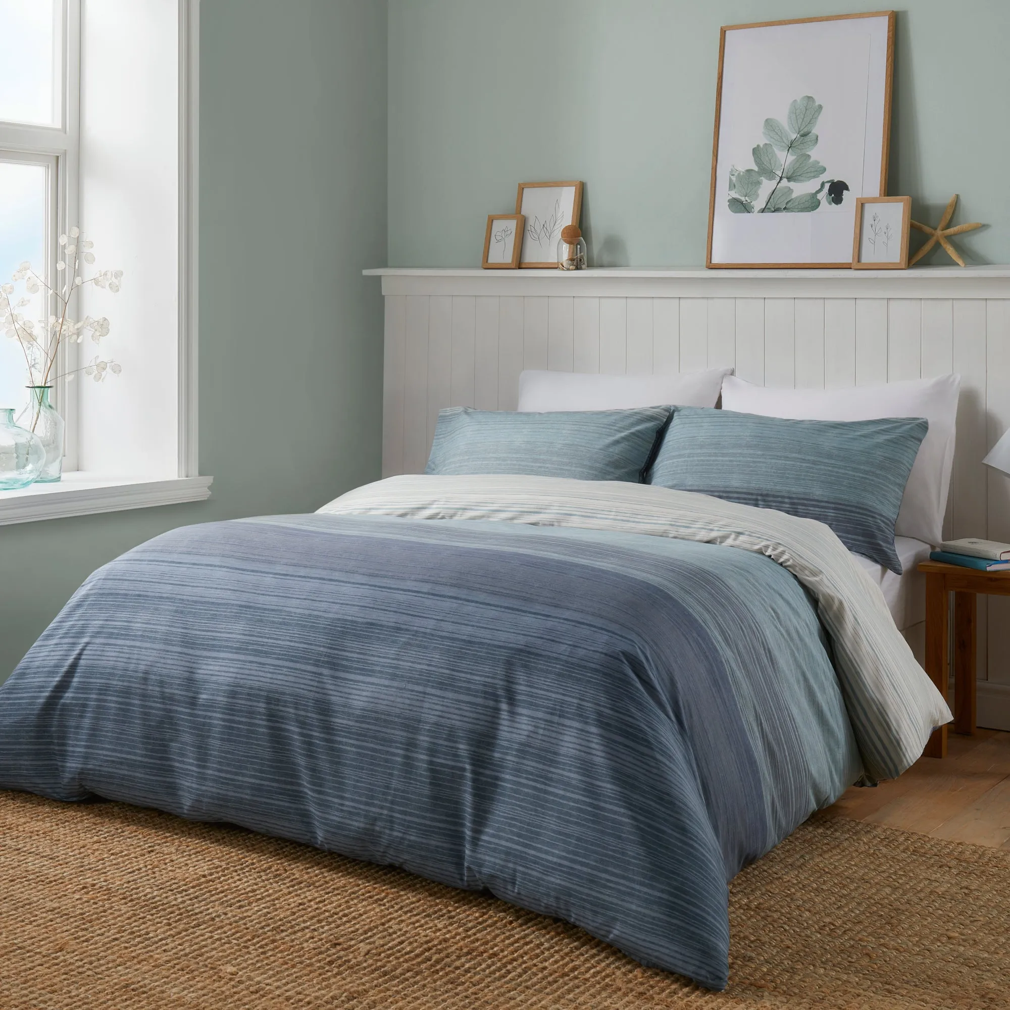 Fairhaven Duvet Cover Set by Fusion in Blue