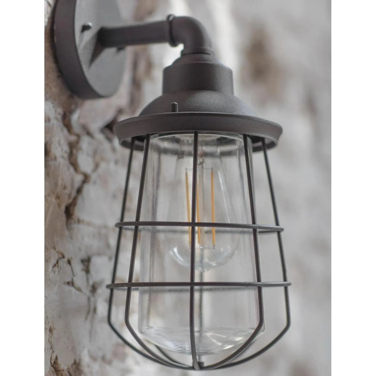 Finsbury Wall Light in Charcoal - Steel