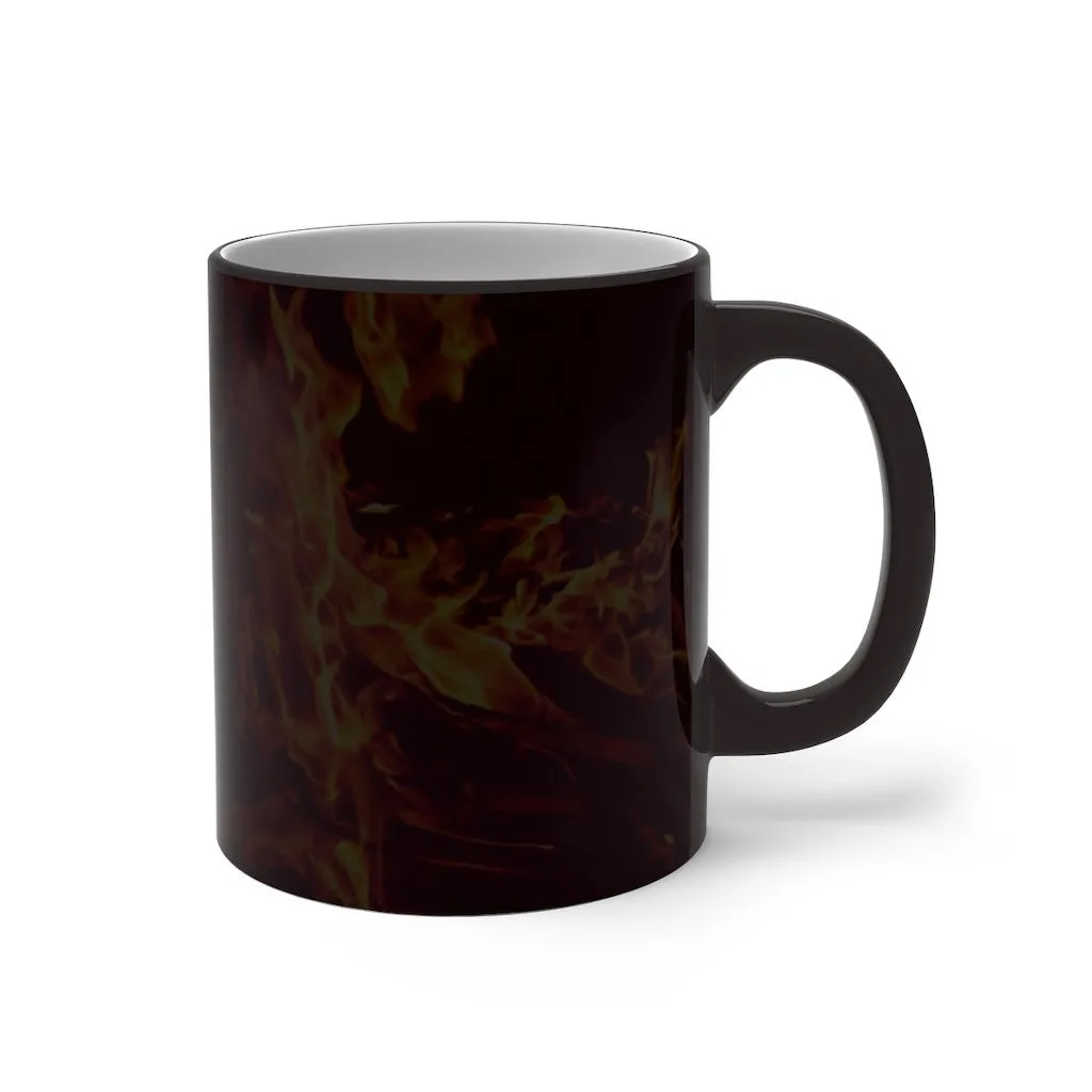 Fire flames Come alive Magic/Non Magic Mug,Gift for Graduation/Christmas/Halloween/Valentine/Birthday/Thanksgiving/housewarming/promotion