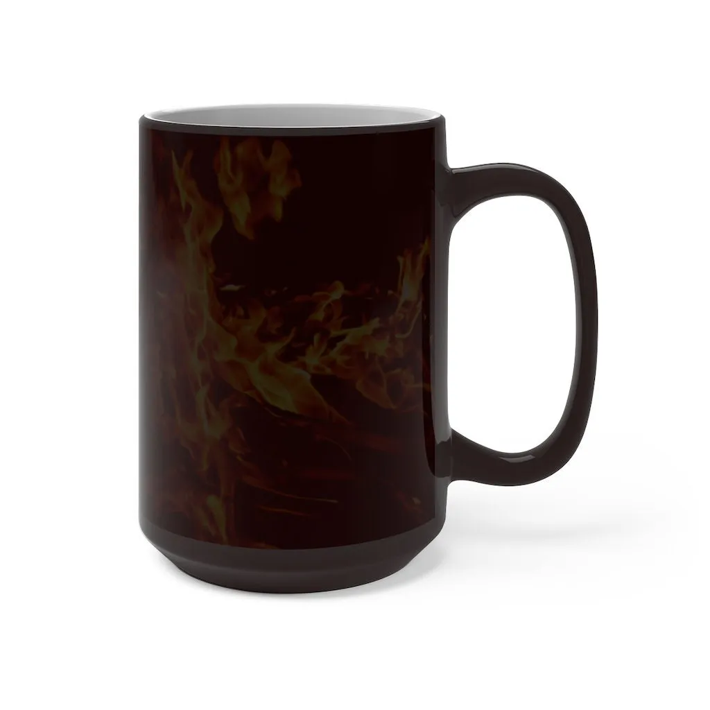 Fire flames Come alive Magic/Non Magic Mug,Gift for Graduation/Christmas/Halloween/Valentine/Birthday/Thanksgiving/housewarming/promotion