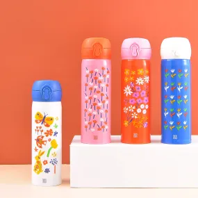 Floral Flower Stainless Steel Water Bottle(500mL)