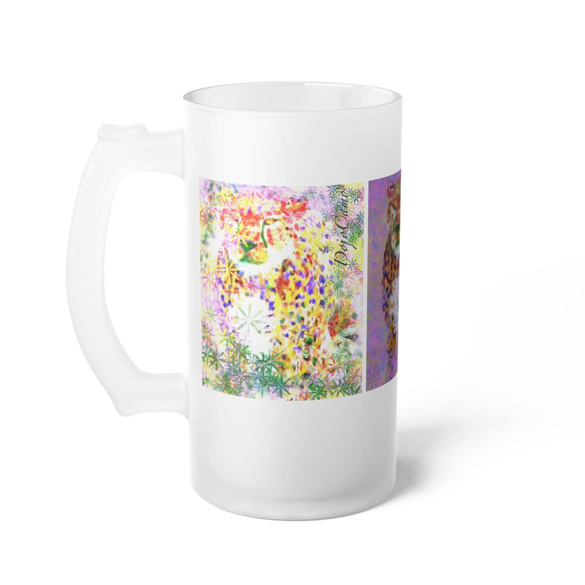 Frosted Glass Beer Mug