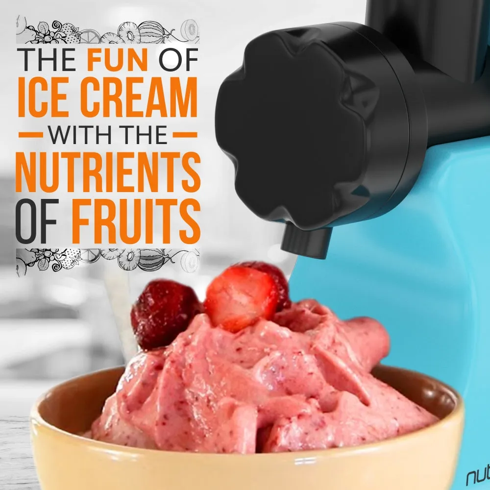 Frozen Dessert Maker - Electric Soft Serve & Sorbet Machine (Frozen Yogurt, Ice Cream, Sorbet)