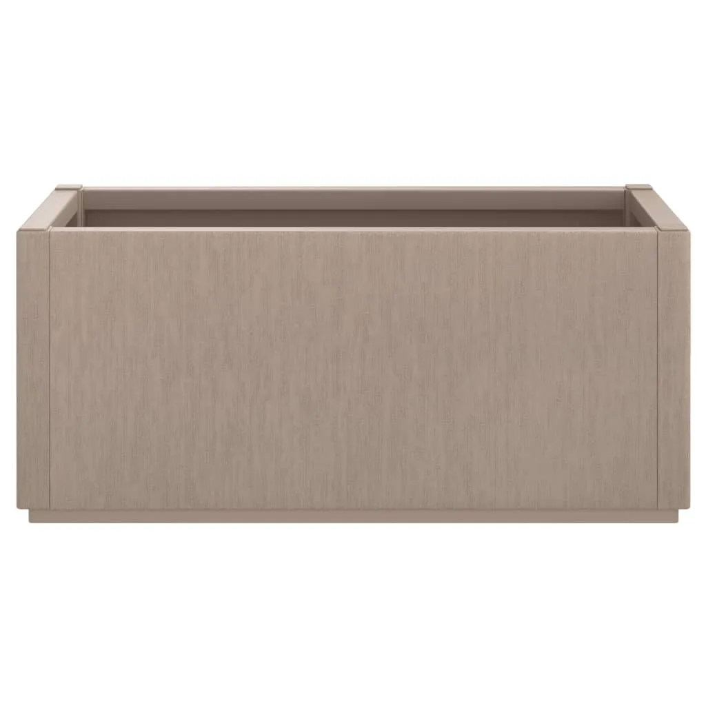 Garden Planter Light Brown 80x36x35 cm PP