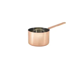 Genware MSP9C Mini Copper Saucepan 9 x 6.3cm - Pack of 6