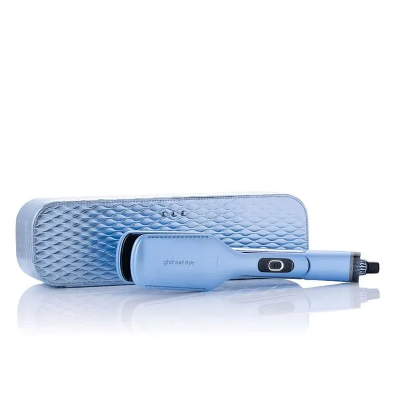 ghd Duet Style 2-in-1 Hot Air Styler Gift Set In Limited Edition Icy Blue