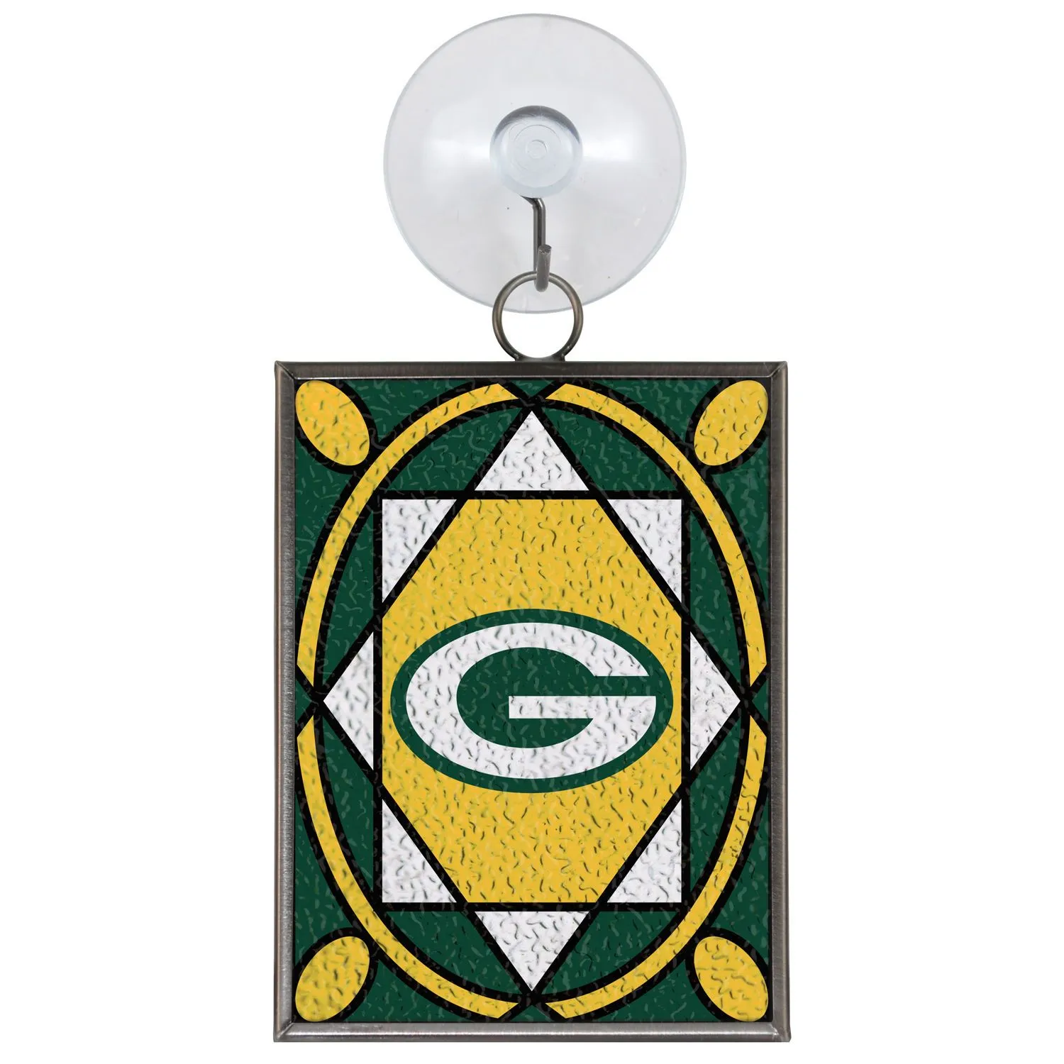 Green Bay Packers Stained Glass Ornament & Sun Catcher