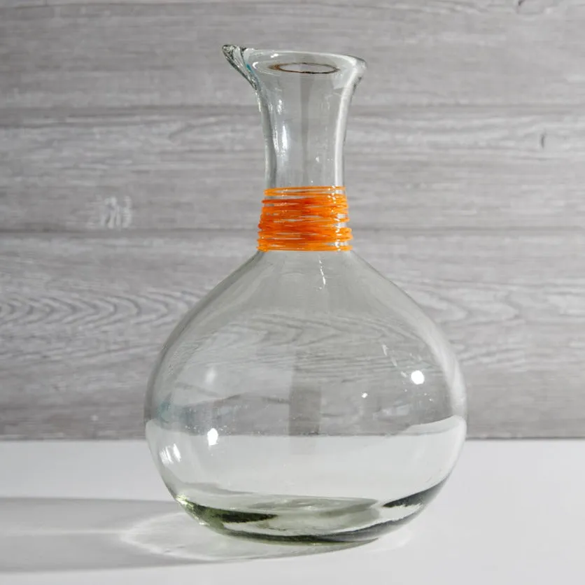 Handblown Glass Carafe 10" x 7" (60oz/ 1.8L)