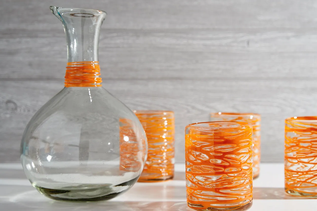 Handblown Glass Carafe 10" x 7" (60oz/ 1.8L)