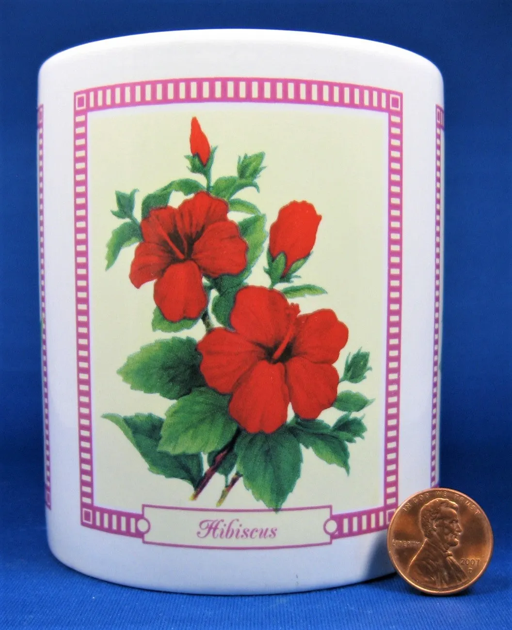 Hawaii Hilo Hattie Mug Tropical Flowers Hibiscus More 2005 Souvenir