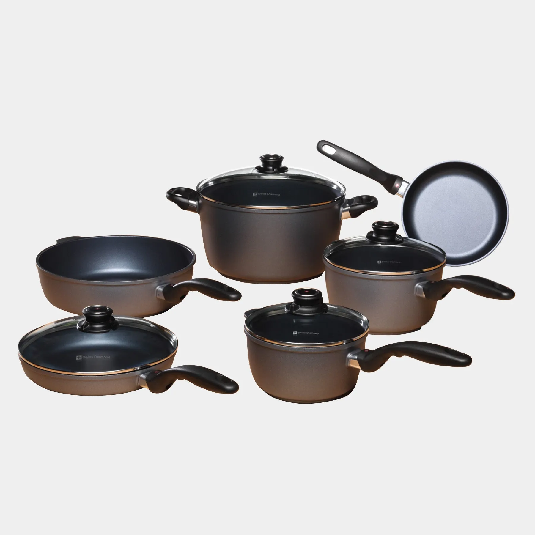 HD Nonstick 10-Piece Set - Gourmet Kitchen Kit - Induction