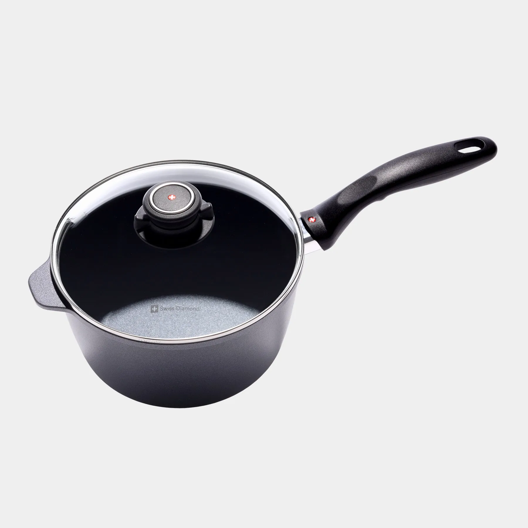 HD Nonstick Saucepan with Glass Lid