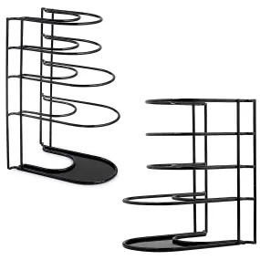 Heavy Duty Pan Organizer 12"   15" Tall 5 Tier Rack Holds up to 50 LB Holds