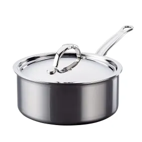 Hestan NanoBond Titanium Stainless Steel Sauce Pan With Lid, 3-Quart