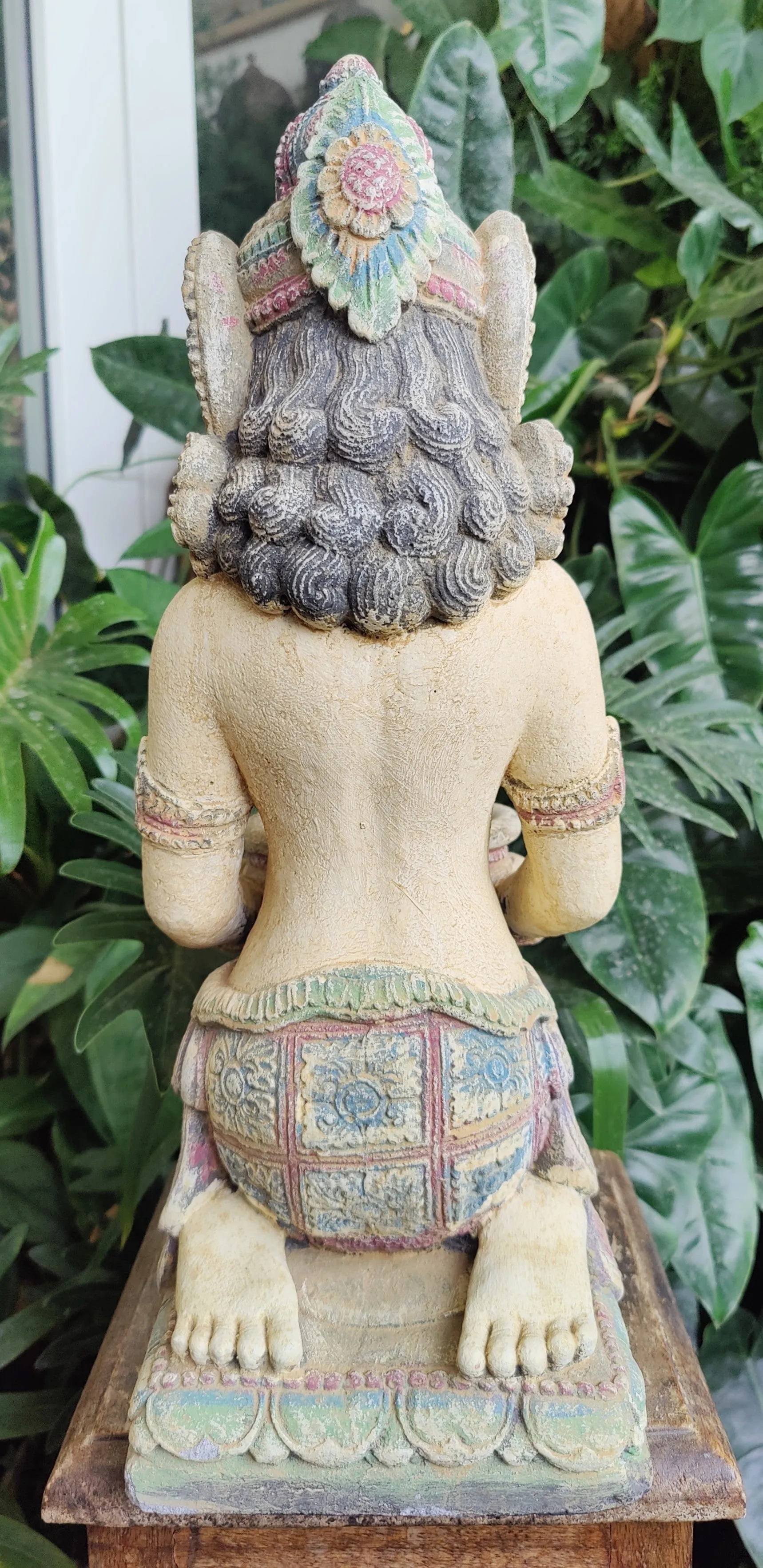 Home Decor. Table - Garden Ornament. Stone Statue of Dewi Sri, Goddess of Bali.