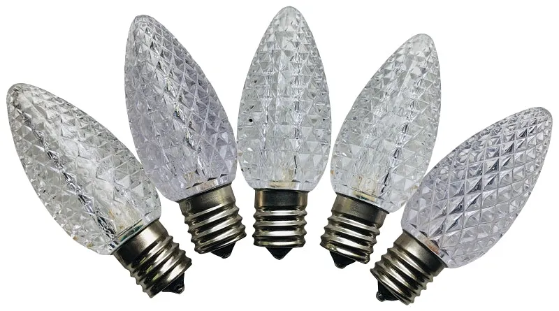 Hometown Holidays 24998 Bulb, Intermediate Lamp Base, LED Lamp, Crystal Warm White Light :BX25: QUANTITY: 1