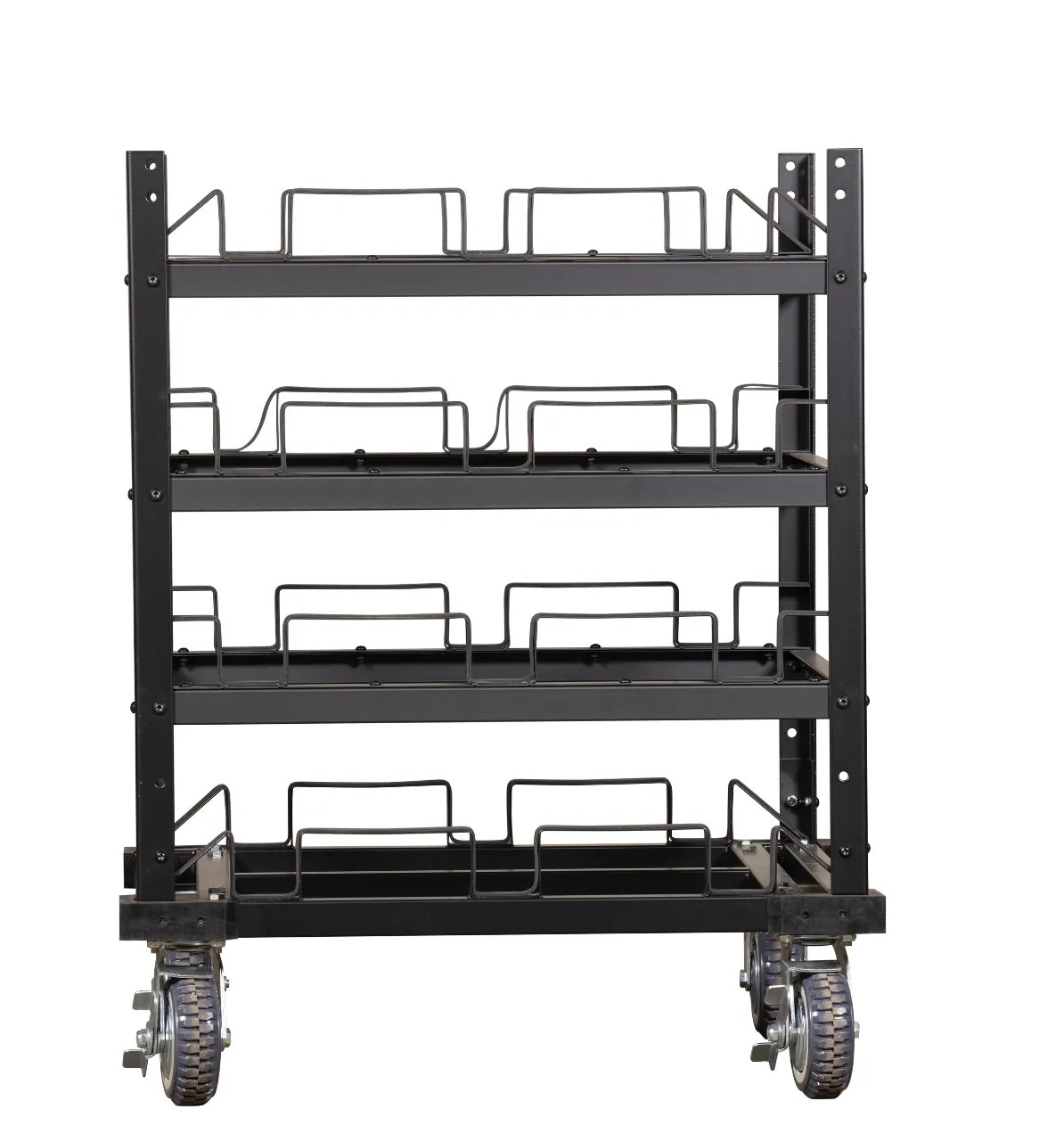 Horizontal Post Storage Cart (12 Posts or 24 Posts) - Trafford Industrial