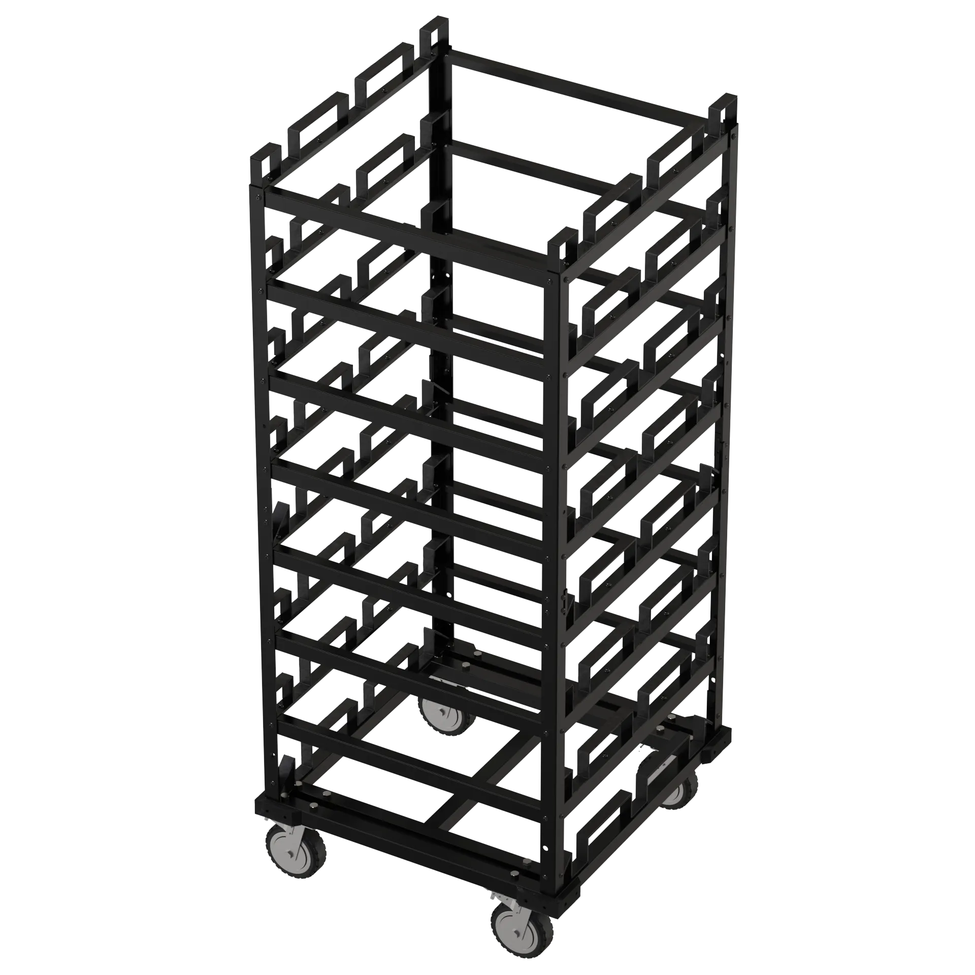 Horizontal Post Storage Cart (12 Posts or 24 Posts) - Trafford Industrial