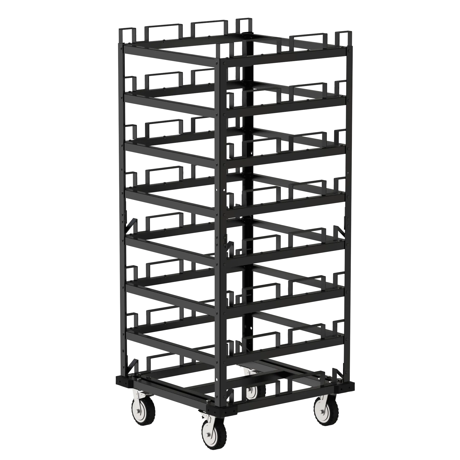 Horizontal Post Storage Cart (12 Posts or 24 Posts) - Trafford Industrial