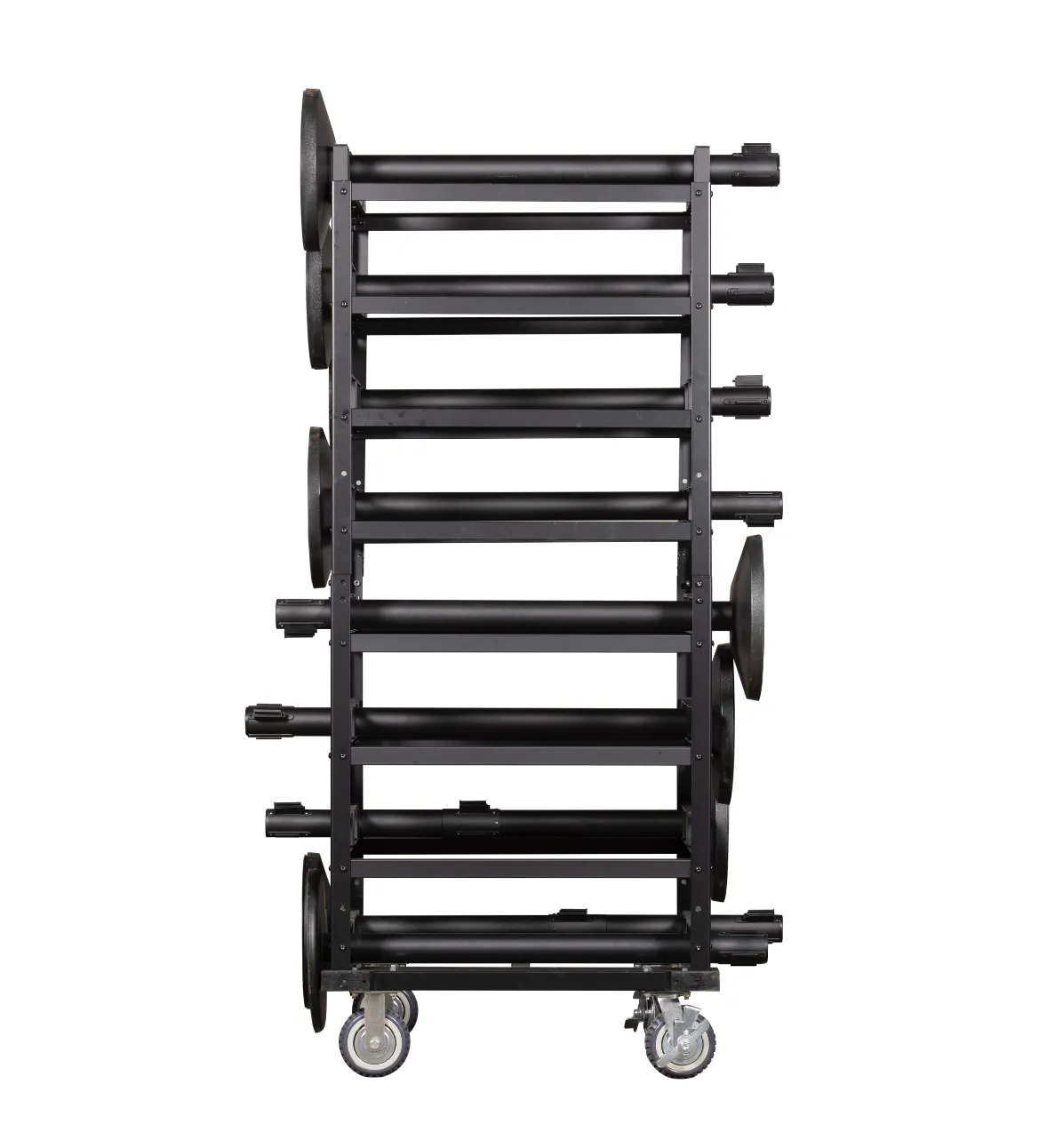 Horizontal Post Storage Cart - 24 Posts