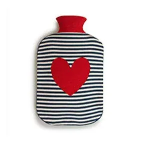 Hot Water Bottle with Cover: Love