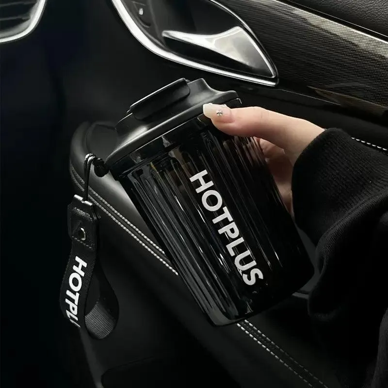 Hotplus Water Bottles, Coffee Mug 450 mililitro Good-looking Tumbler Outdoor Straight Drinking Bottle