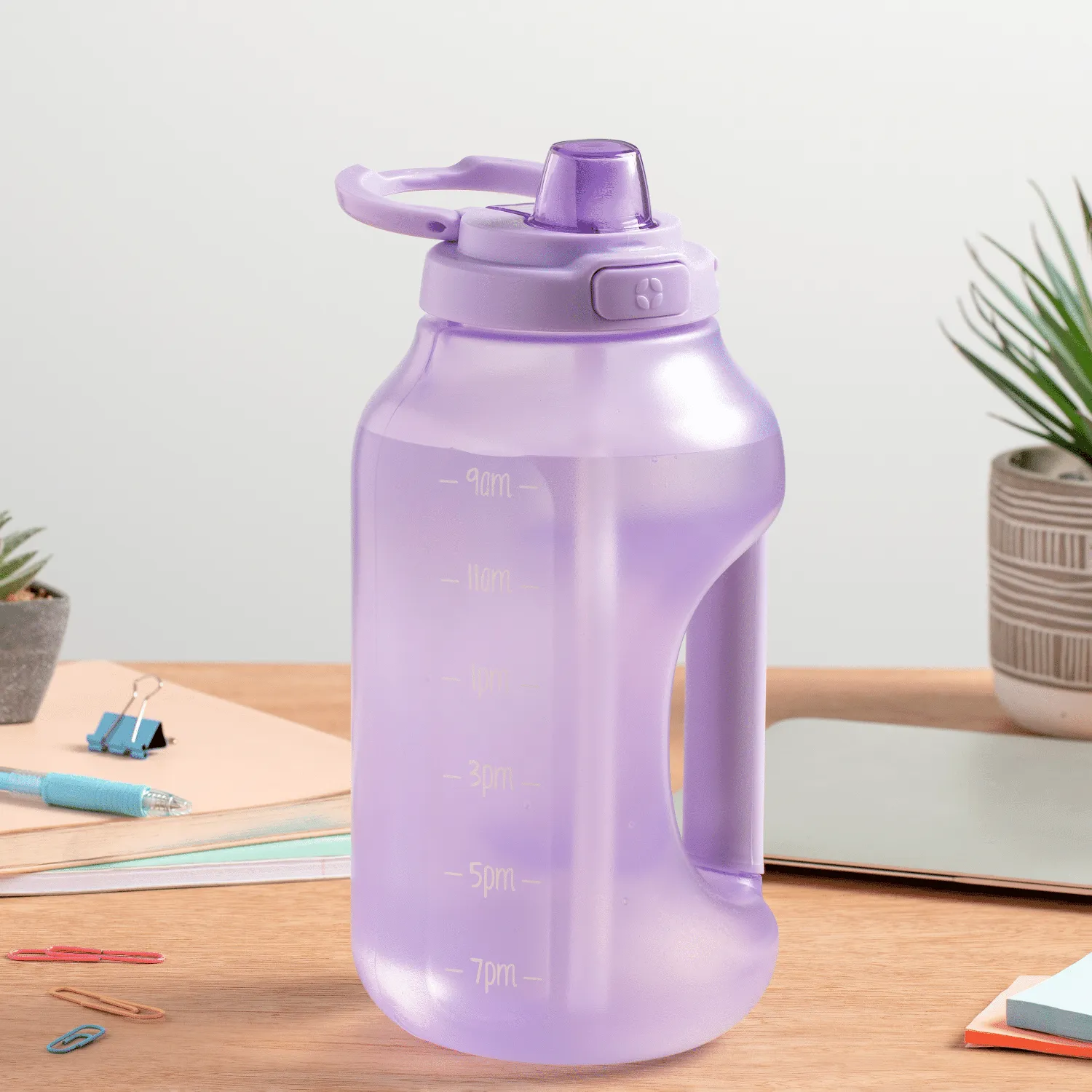 Hydra Half Gallon Water Bottle with Straw